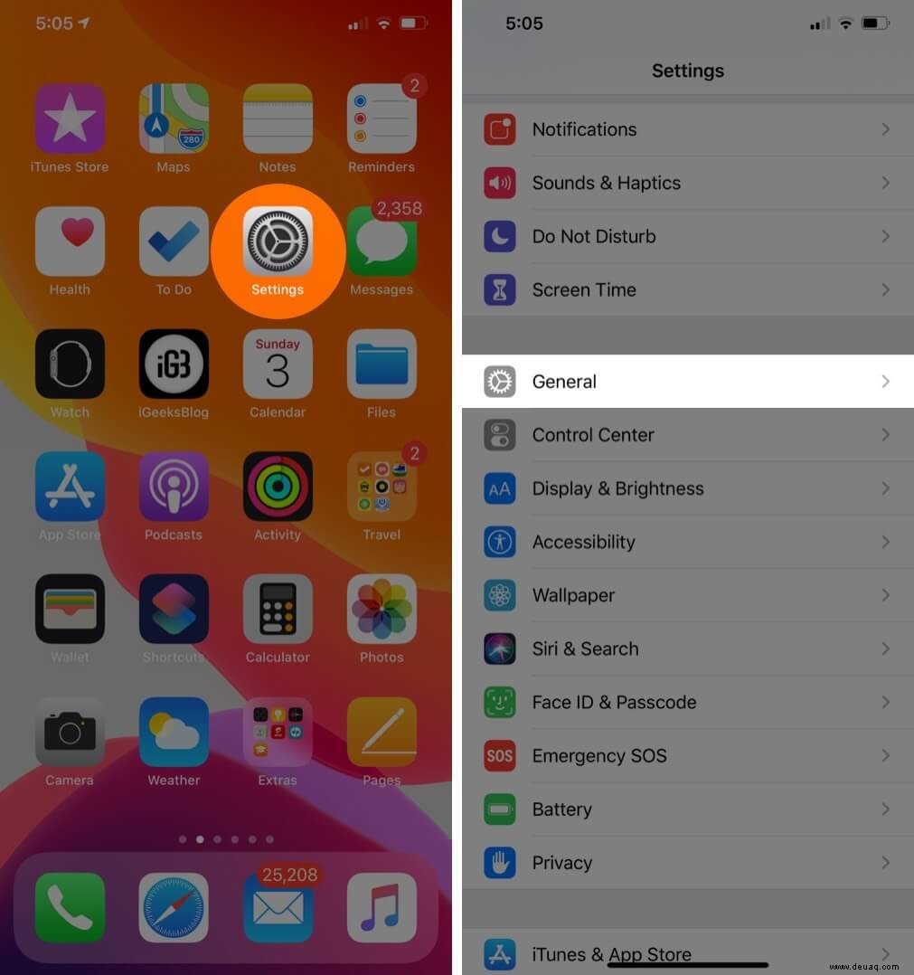 Aktivieren Sie die App-Hintergrundaktualisierung im WLAN auf dem iPhone oder iPad 