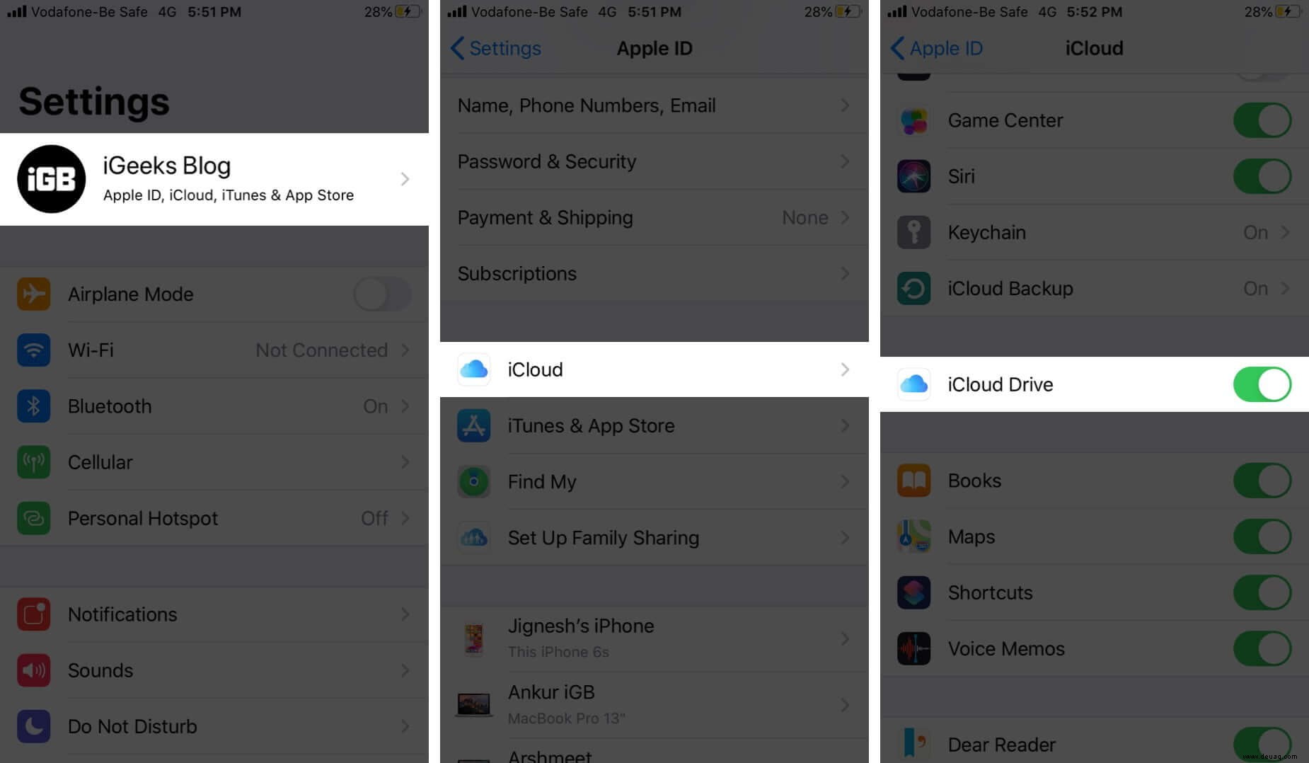 So speichern Sie E-Mail-Anhänge in iCloud Drive auf dem iPhone 