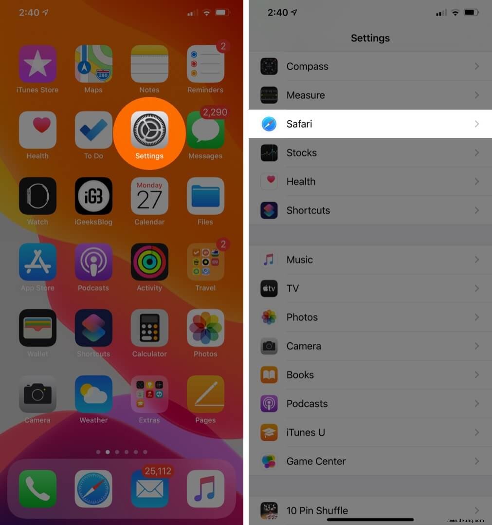 So verhindern Sie, dass Safari Top-Hit auf dem iPhone oder iPad vorlädt 