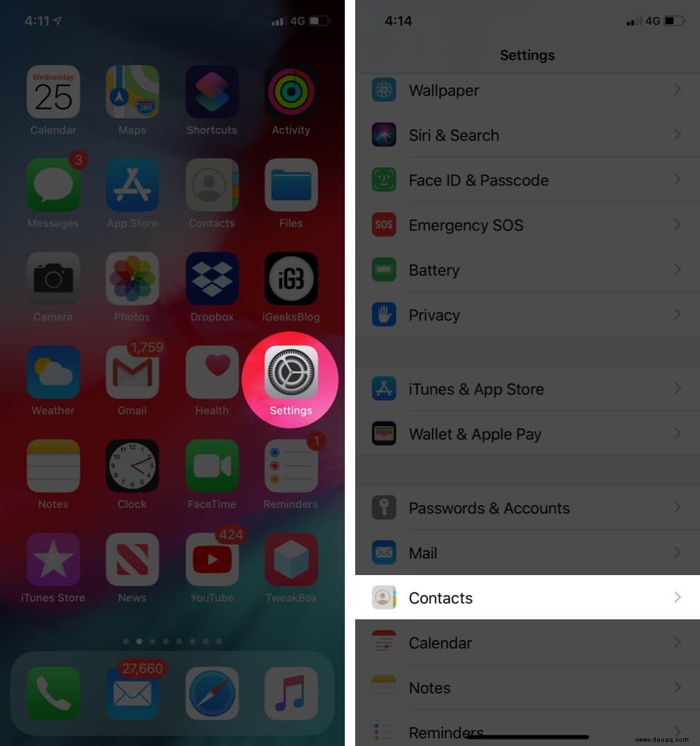 So fügen Sie Spitznamen zu iPhone-Kontakten hinzu 
