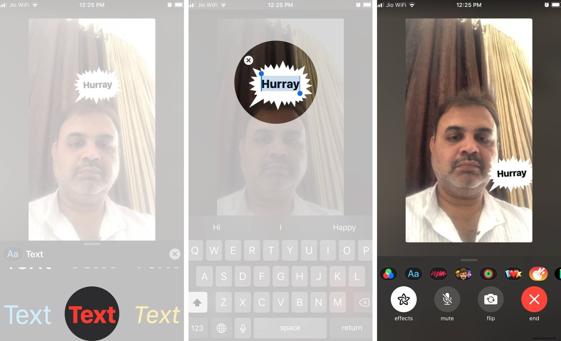So verwenden Sie FaceTime-Effekte auf iPhone und iPad 