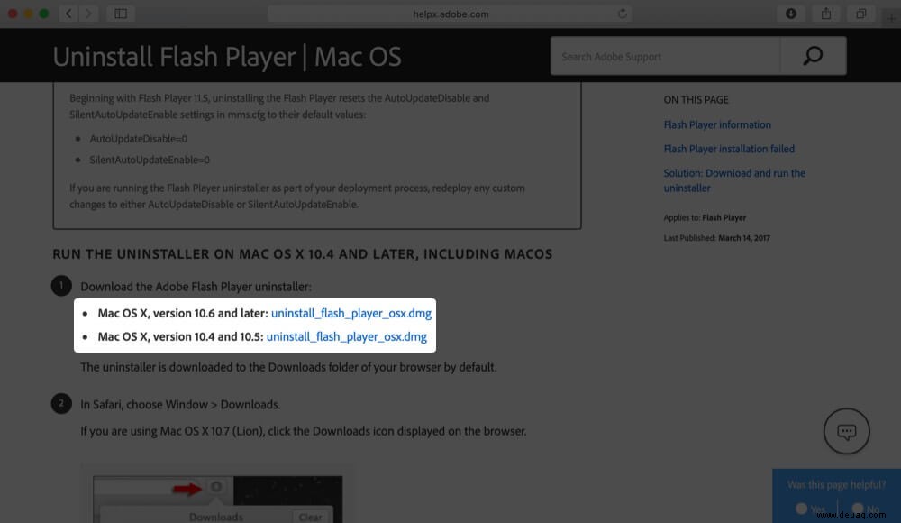 So installieren Sie Adobe Flash Player kostenlos auf dem Mac 