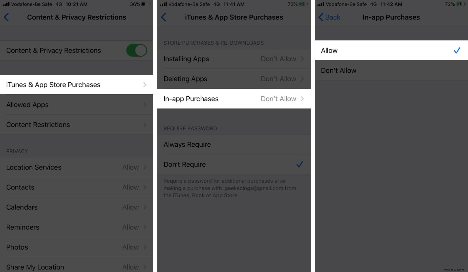Apps können nicht auf iPhone oder iPad gekauft werden 