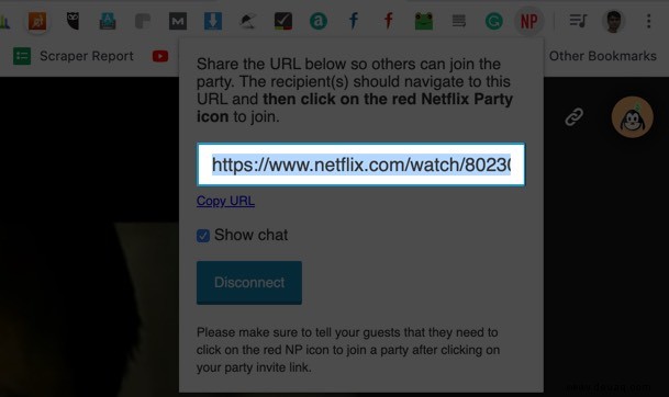 So verwenden Sie Netflix Party auf dem Mac 