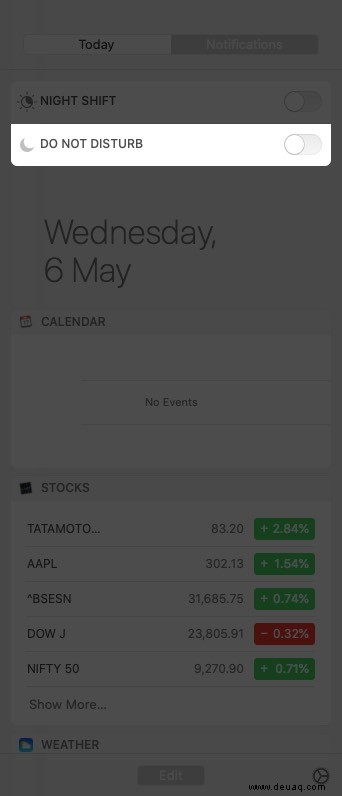 So aktivieren Sie „Nicht stören“ auf dem Mac 
