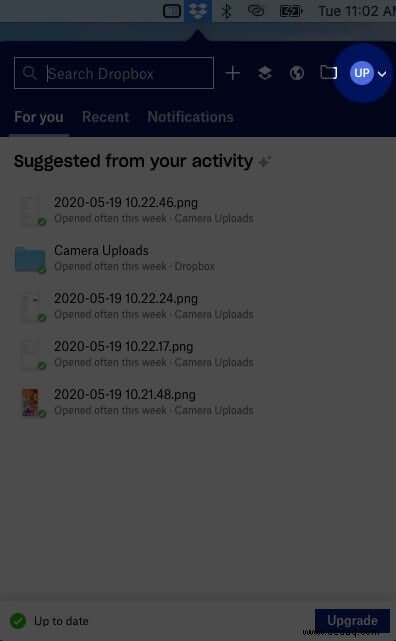So deaktivieren Sie den automatischen Dropbox-Kamera-Upload auf iOS und Mac 