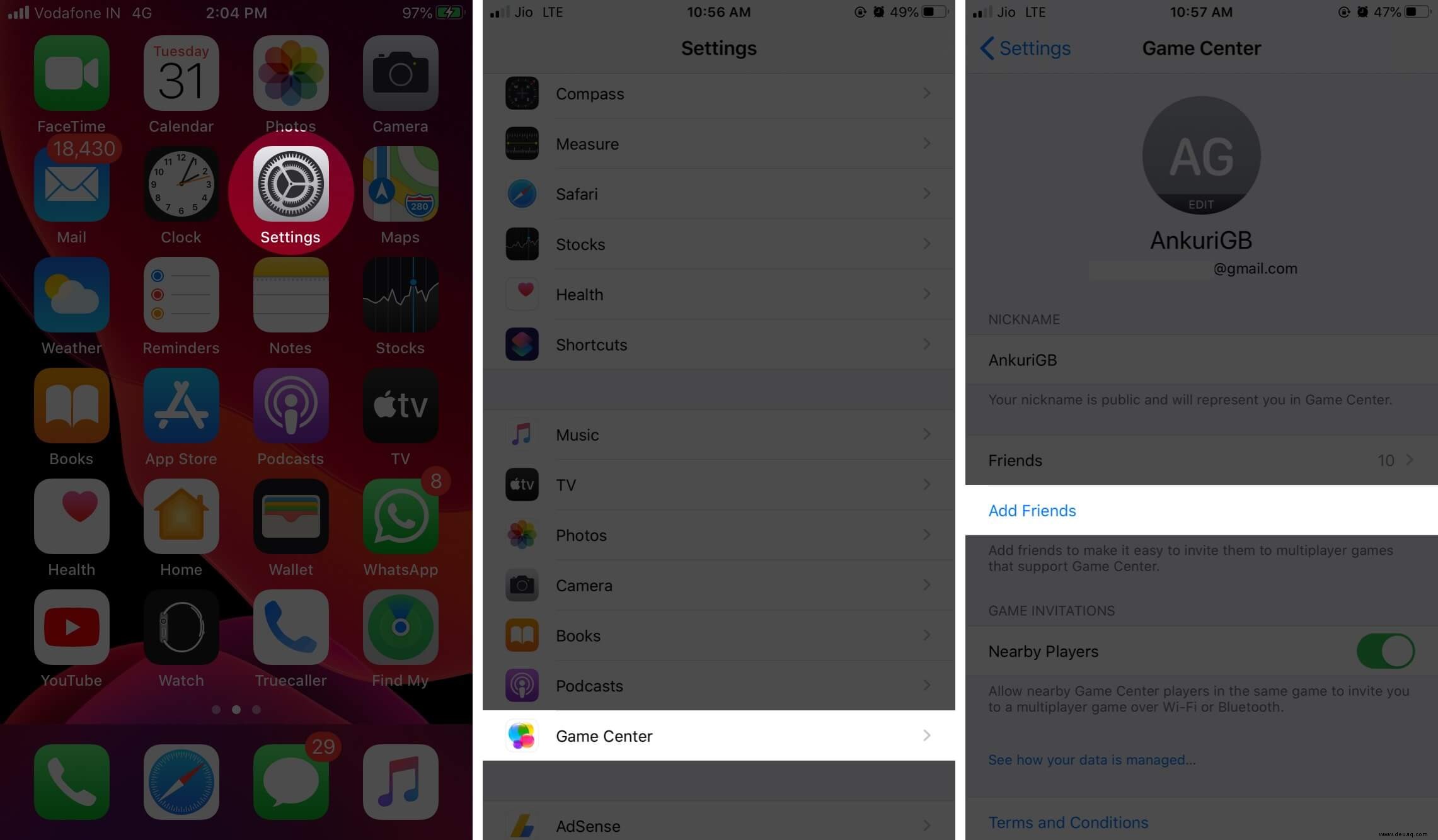 iOS 14:So fügen Sie Freunde zum Game Center auf dem iPhone hinzu 