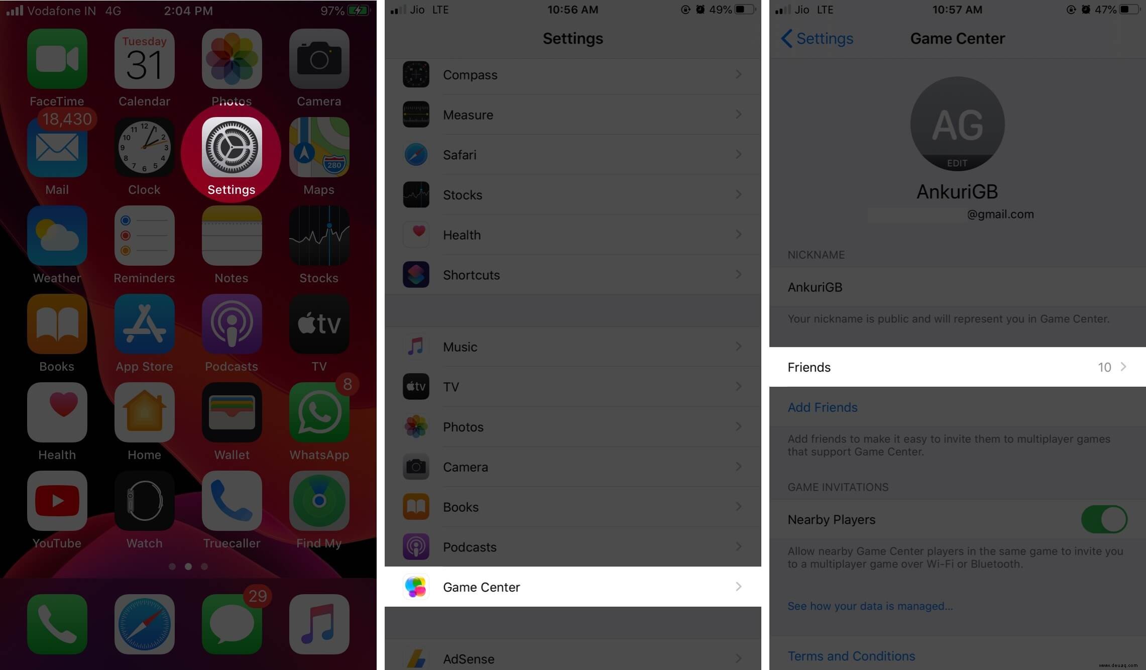 iOS 14:So fügen Sie Freunde zum Game Center auf dem iPhone hinzu 