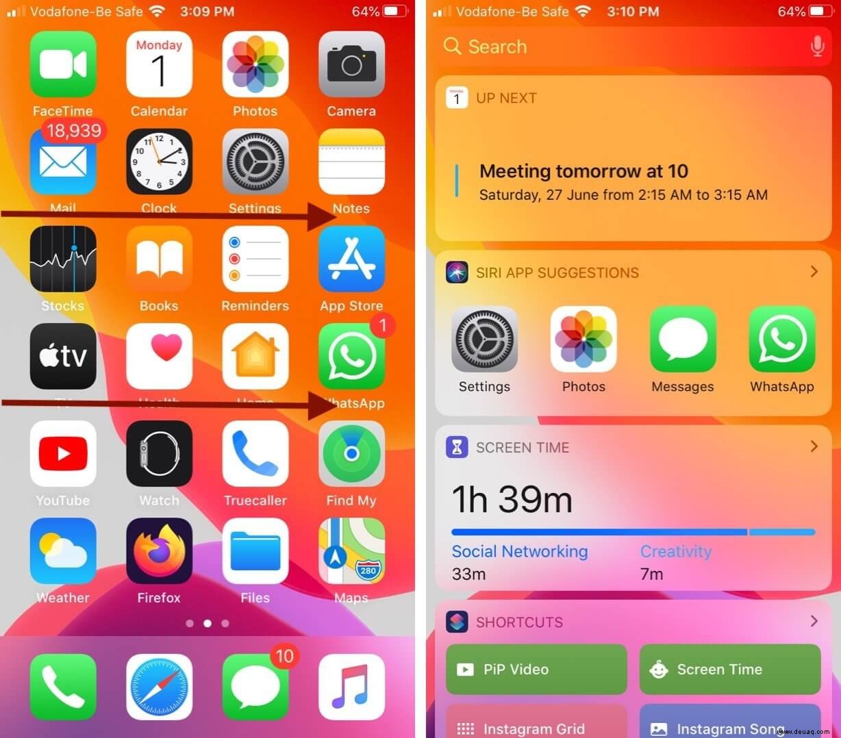 So verwenden Sie Widgets auf dem iPhone 