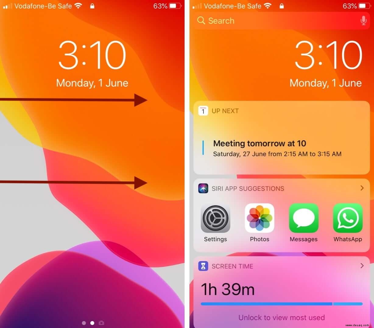 So verwenden Sie Widgets auf dem iPhone 