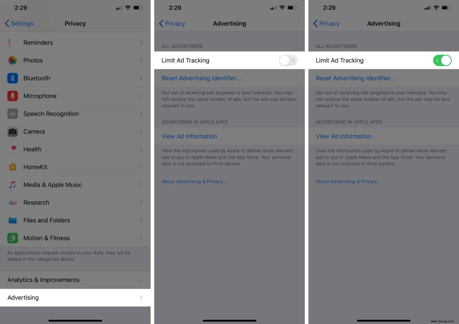 iOS 14:So deaktivieren Sie Ad-Tracking auf iPhone und iPad 