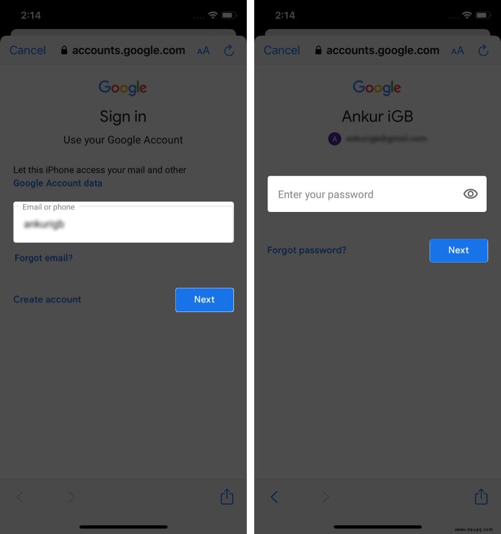 So fügen Sie mehrere Google Mail-Konten auf iPhone und iPad hinzu 