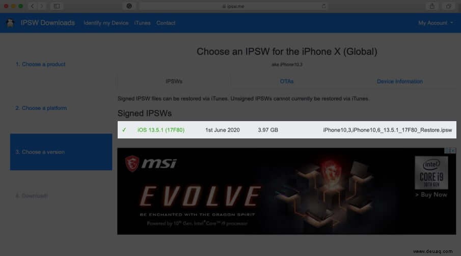 So laden Sie IPSW-Dateien für iPhone, iPad und iPod Touch herunter 