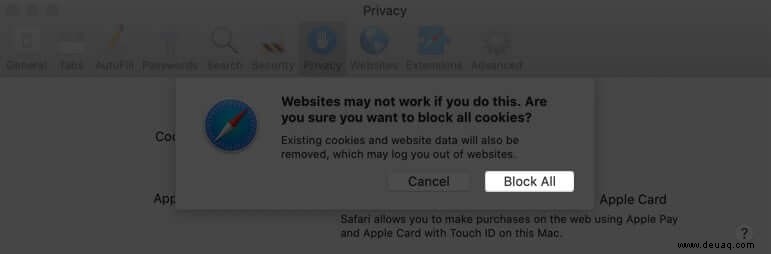 So löschen Sie den Safari-Cache, den Verlauf und Cookies auf dem Mac 