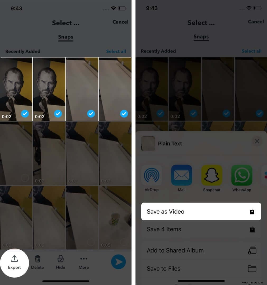 So löschen Sie Snapchat Story vom iPhone oder Android 