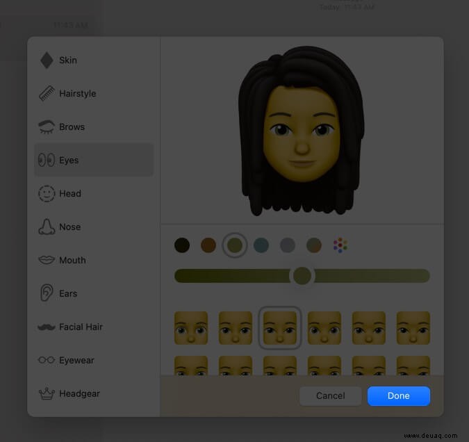 So verwenden Sie Memoji in macOS Big Sur 