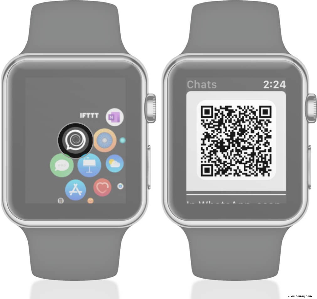 So verwenden Sie WhatsApp auf der Apple Watch 