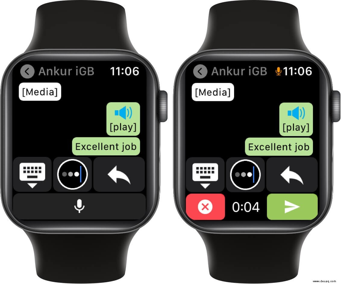 So verwenden Sie WhatsApp auf der Apple Watch 