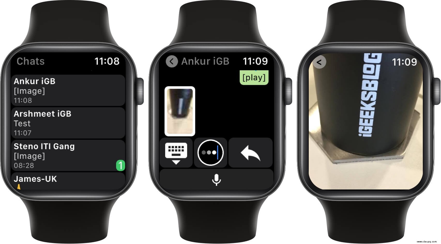 So verwenden Sie WhatsApp auf der Apple Watch 