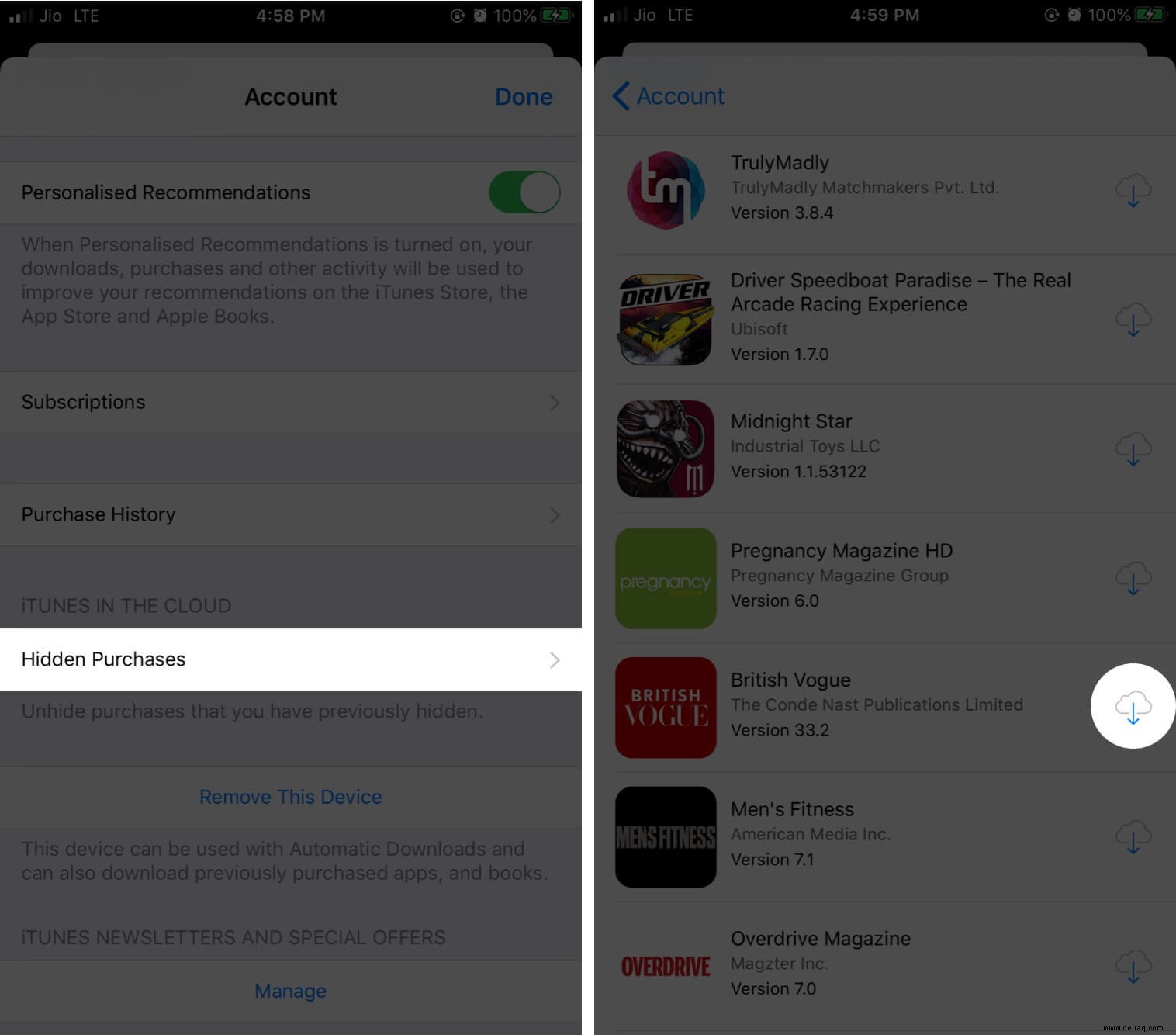 So verstecken/zeigen Sie App Store- und iTunes-Käufe in der Familienfreigabe 