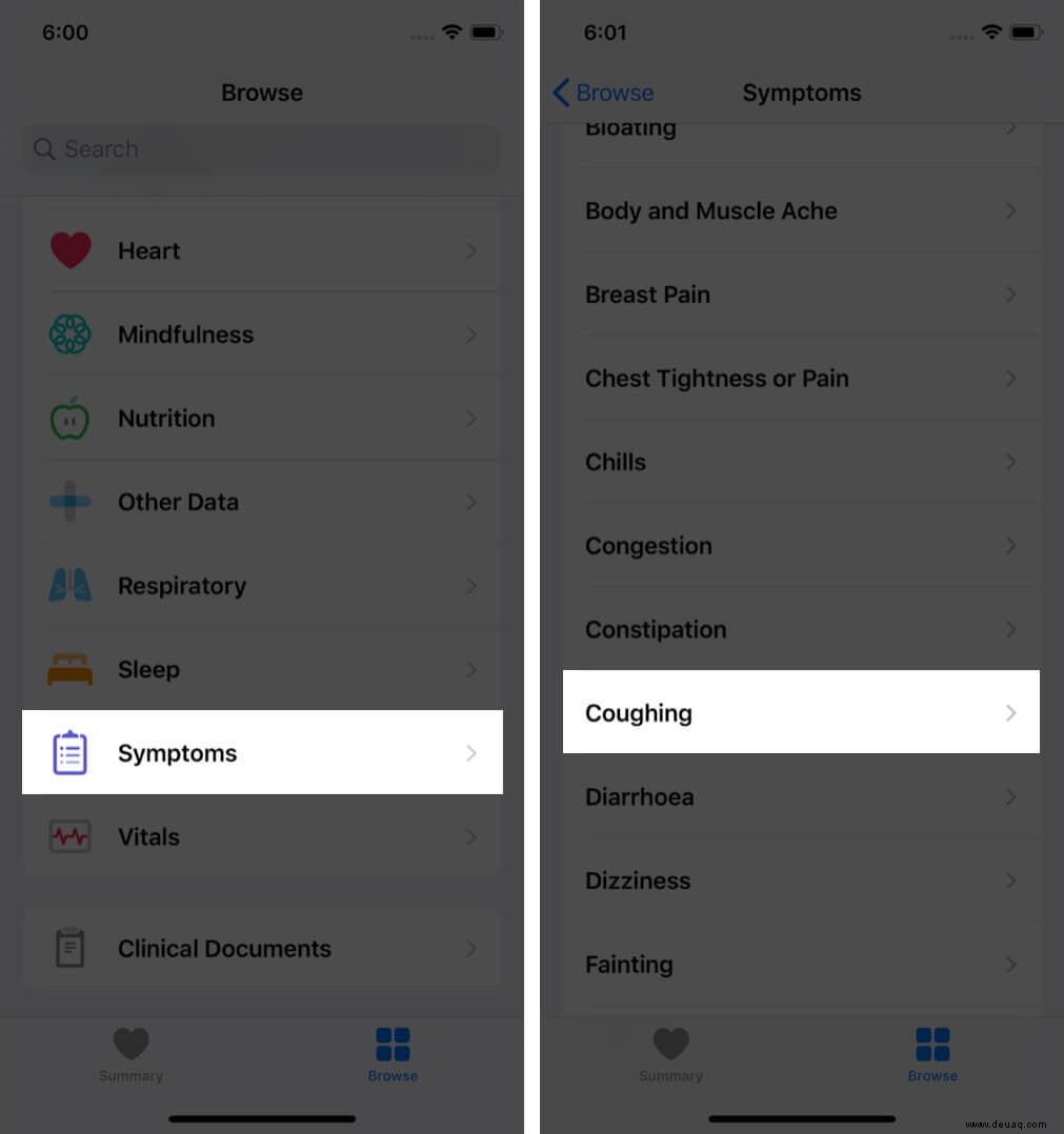 So verwenden Sie die Gesundheits-App auf dem iPhone 