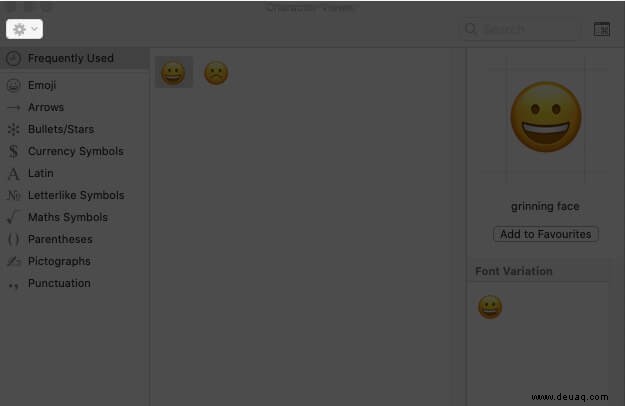 So verwenden Sie Emojis auf dem Mac 