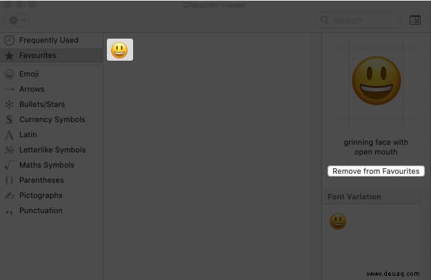 So verwenden Sie Emojis auf dem Mac 