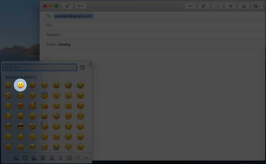 So verwenden Sie Emojis auf dem Mac 