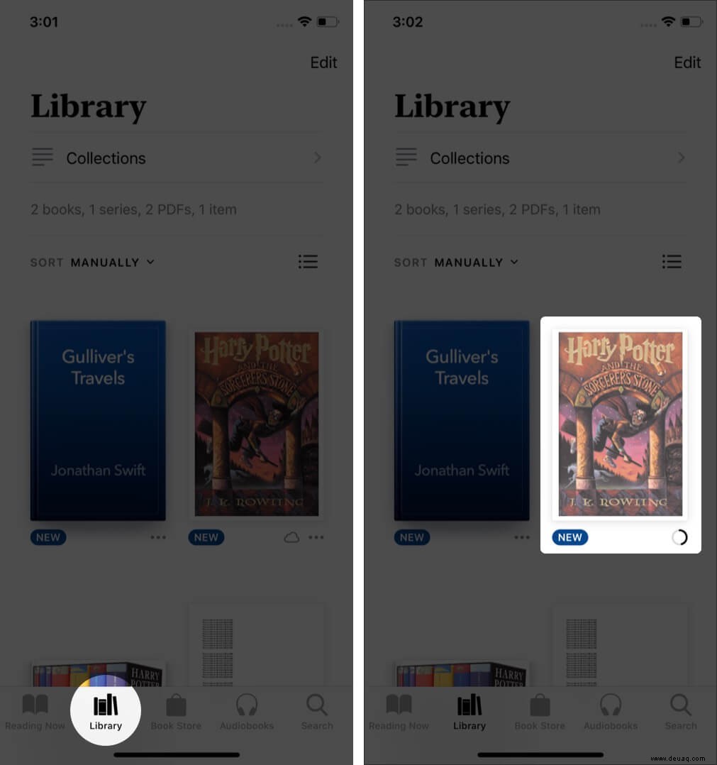 So verwalten Sie Ihre Bibliothek in Apple Books auf iPhone und iPad 