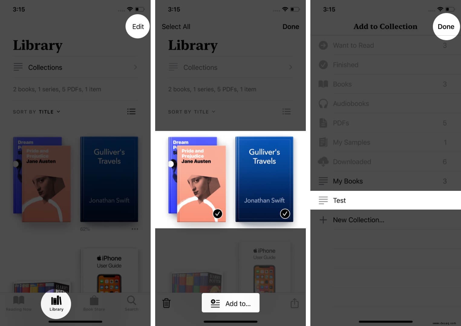 So verwalten Sie Ihre Bibliothek in Apple Books auf iPhone und iPad 