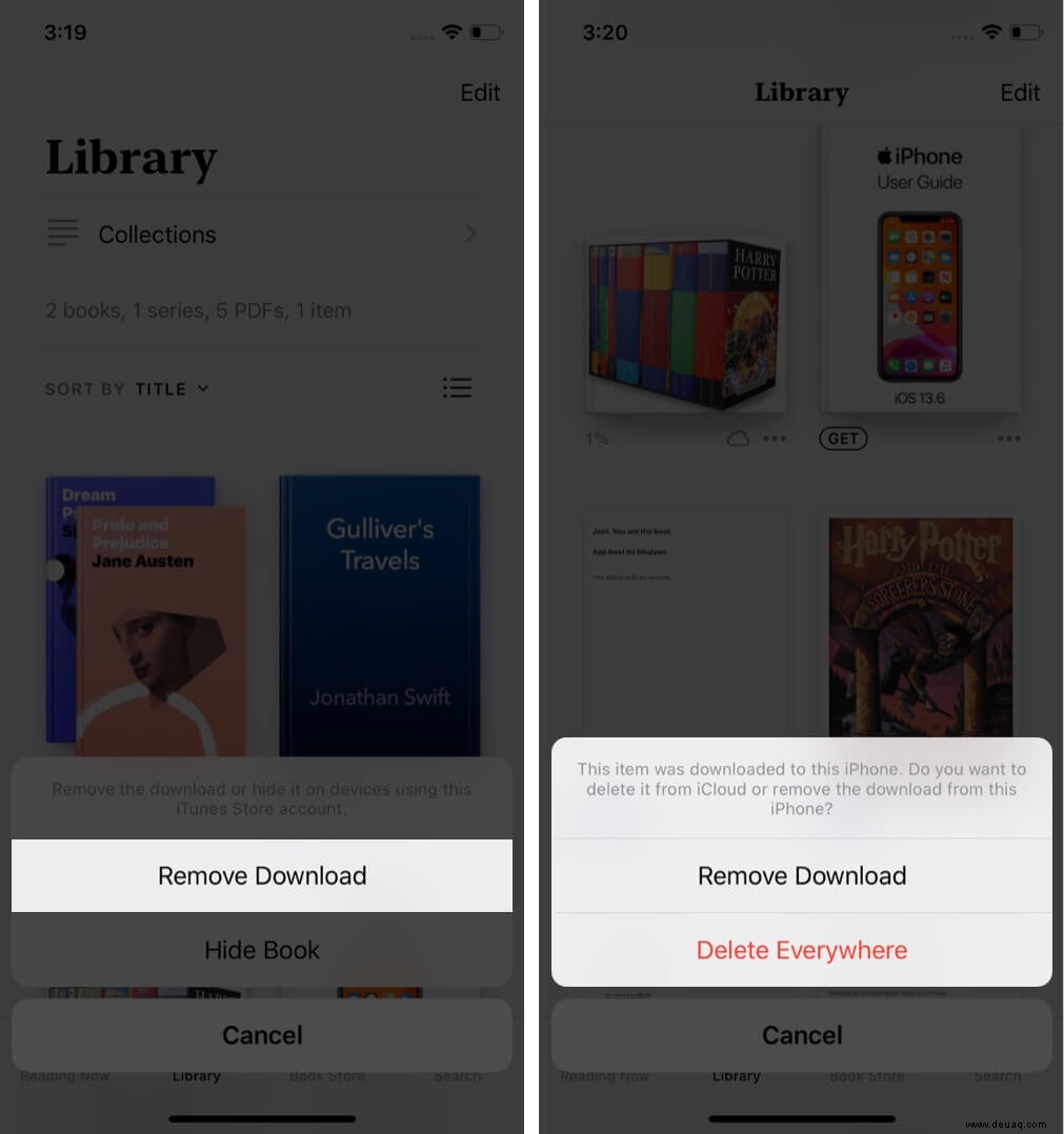 So verwalten Sie Ihre Bibliothek in Apple Books auf iPhone und iPad 