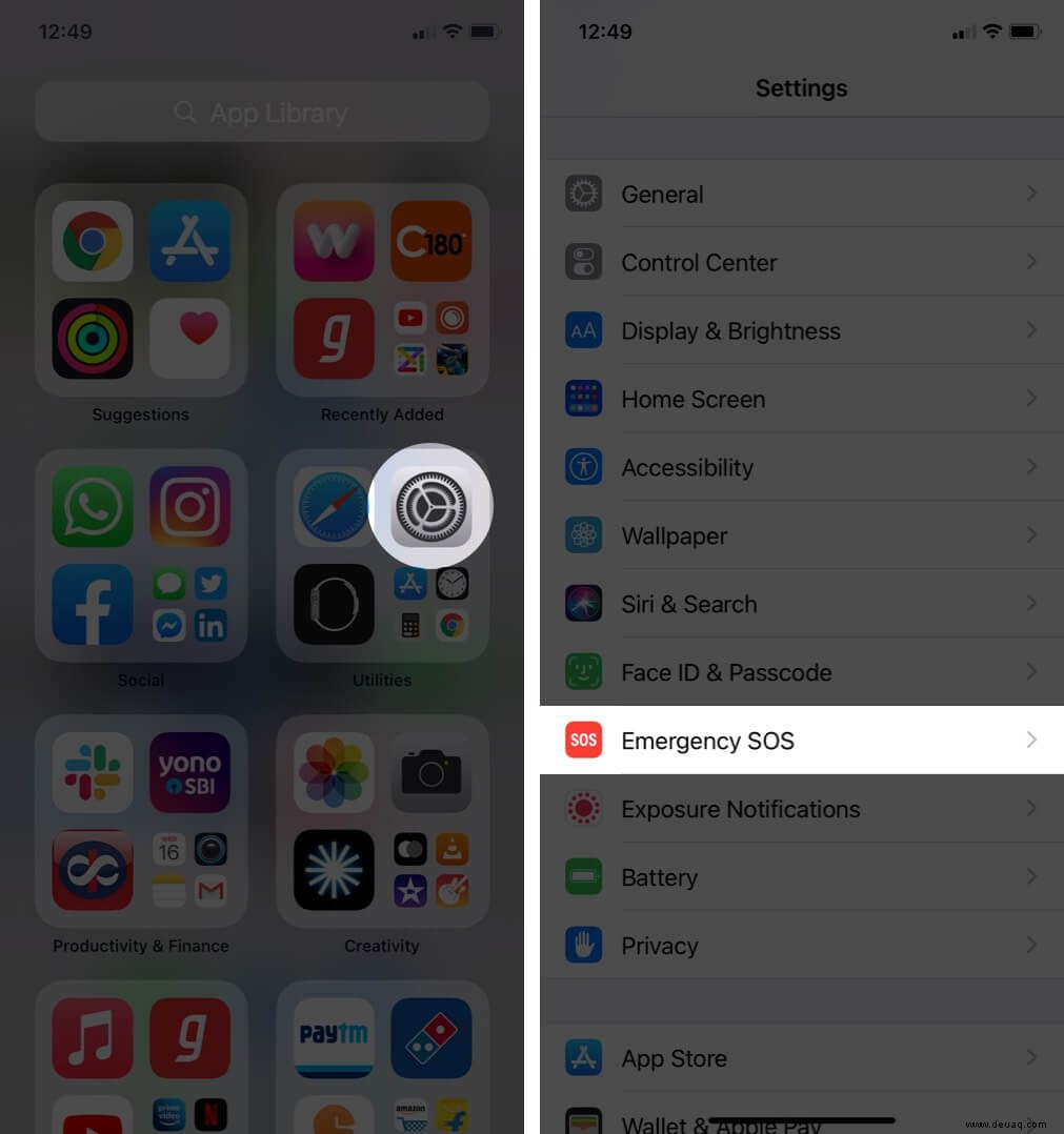 So verwenden Sie Notfall-SOS auf dem iPhone 