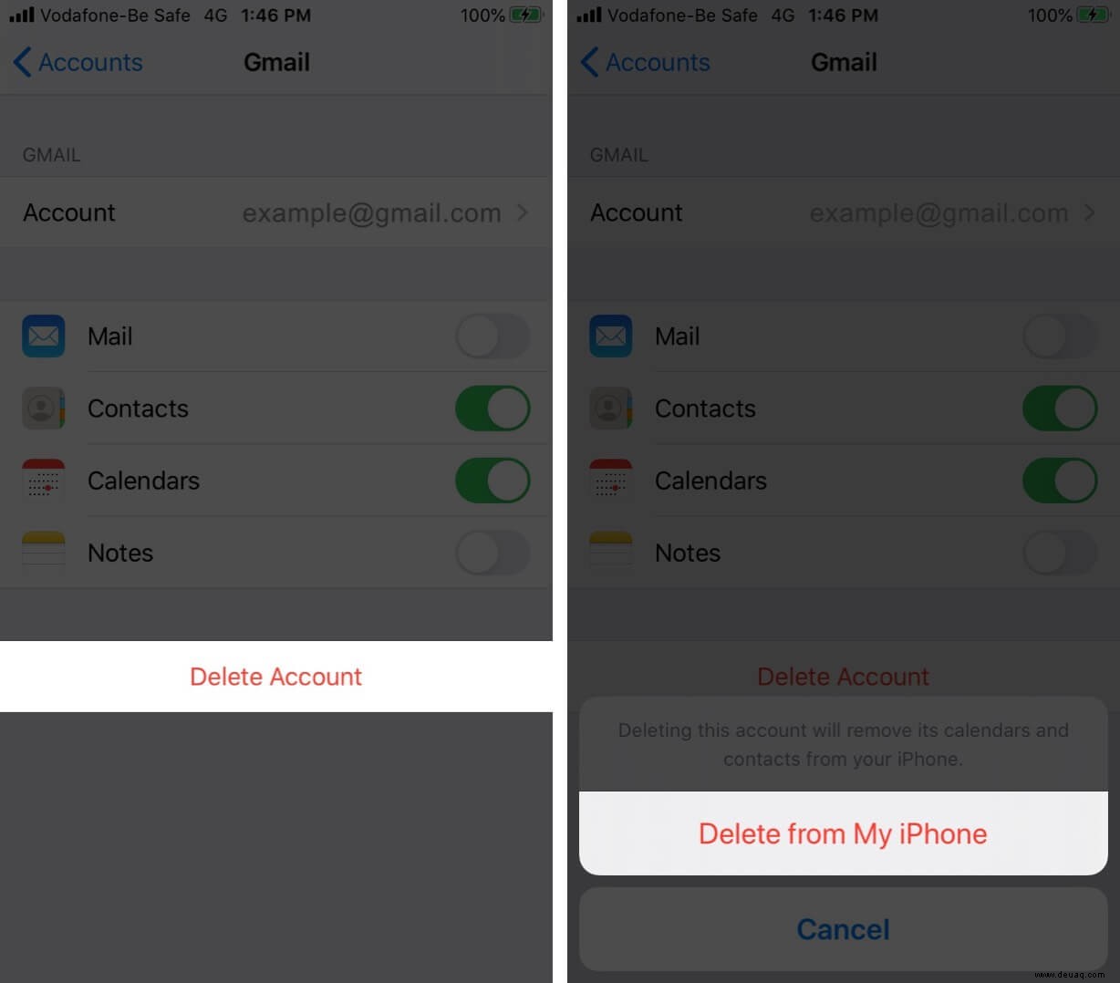 So melden Sie sich von der Mail-App auf iPhone und iPad ab 