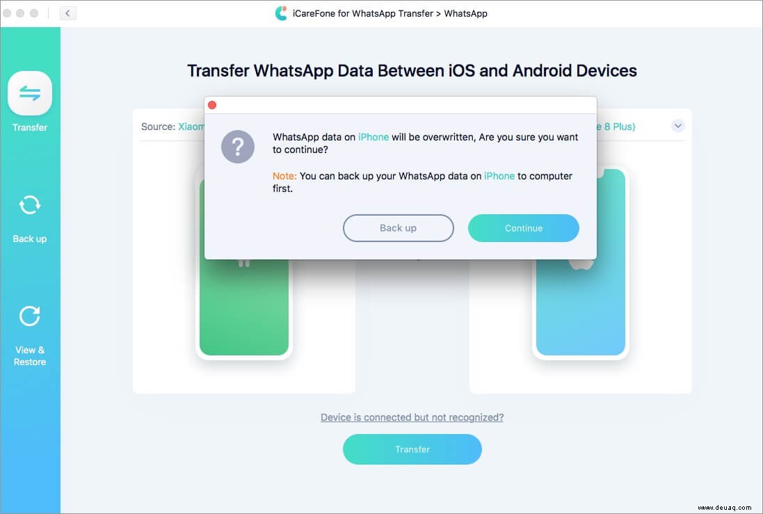 iCareFone:Übertragen, Sichern und Wiederherstellen Ihrer WhatsApp-Daten 