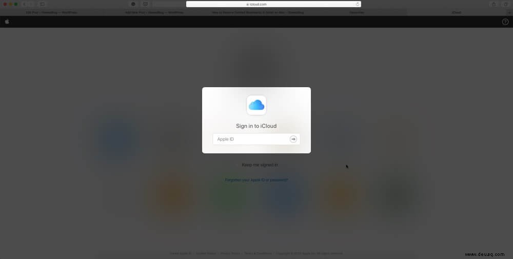 So stellen Sie gelöschte Safari-Lesezeichen auf dem Mac wieder her 