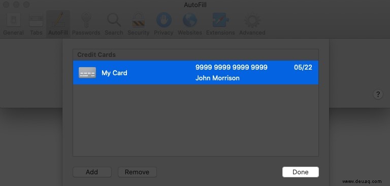 So fügen Sie Kreditkarten zu Safari AutoFill auf iPhone, iPad und Mac hinzu 