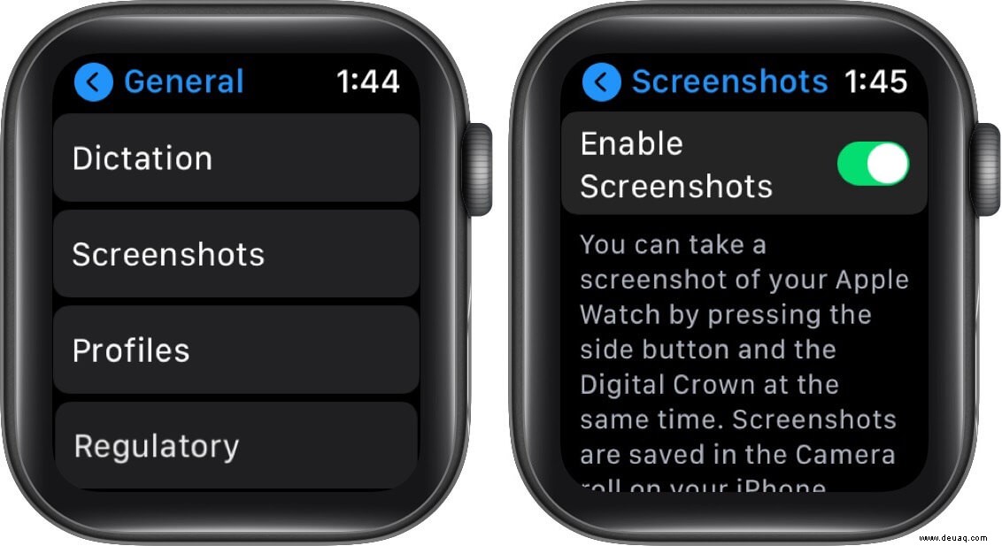 So machen Sie einen Screenshot auf der Apple Watch 