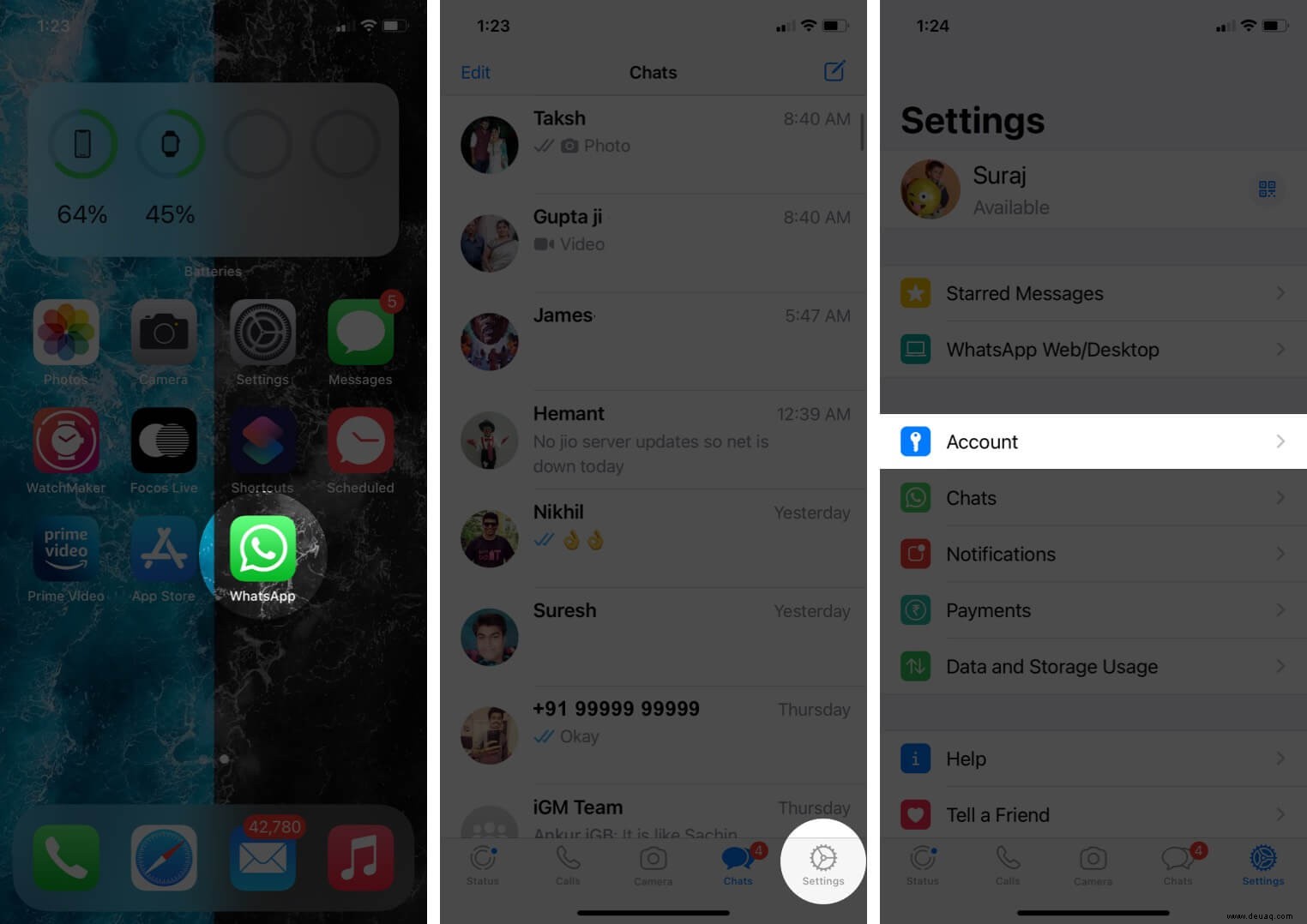 So deaktivieren Sie WhatsApp-Lesebestätigungen auf dem iPhone 