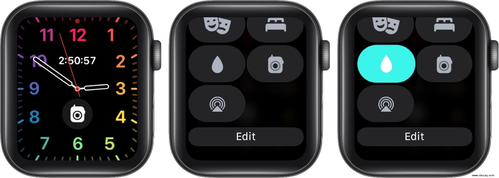 So verwenden Sie die Wassersperre, um Wasser von der Apple Watch auszustoßen 