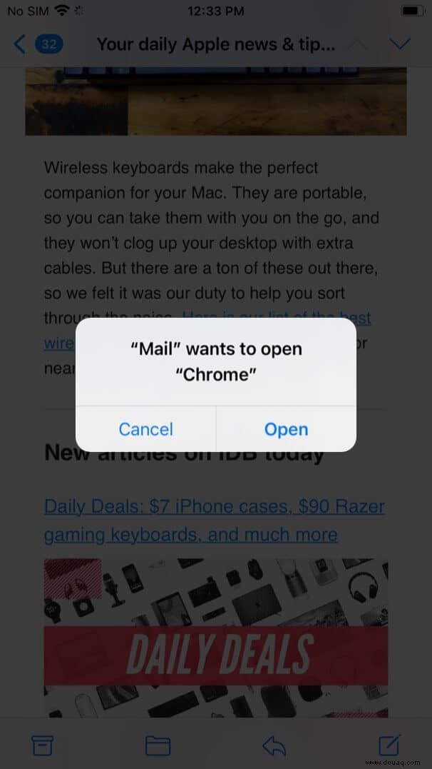 So legen Sie Chrome als Standard-Webbrowser auf dem iPhone fest (iOS 15 oder 14) 