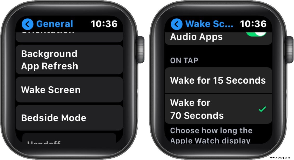 So schalten Sie das Always-On-Display auf der Apple Watch Series 6 und 5 aus 