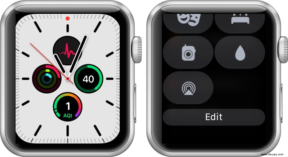 So passen Sie das Kontrollzentrum auf der Apple Watch an 