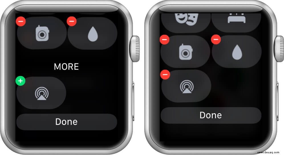 So passen Sie das Kontrollzentrum auf der Apple Watch an 