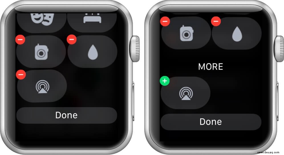 So passen Sie das Kontrollzentrum auf der Apple Watch an 