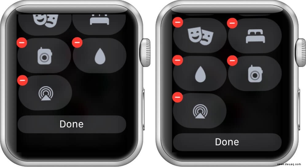 So passen Sie das Kontrollzentrum auf der Apple Watch an 