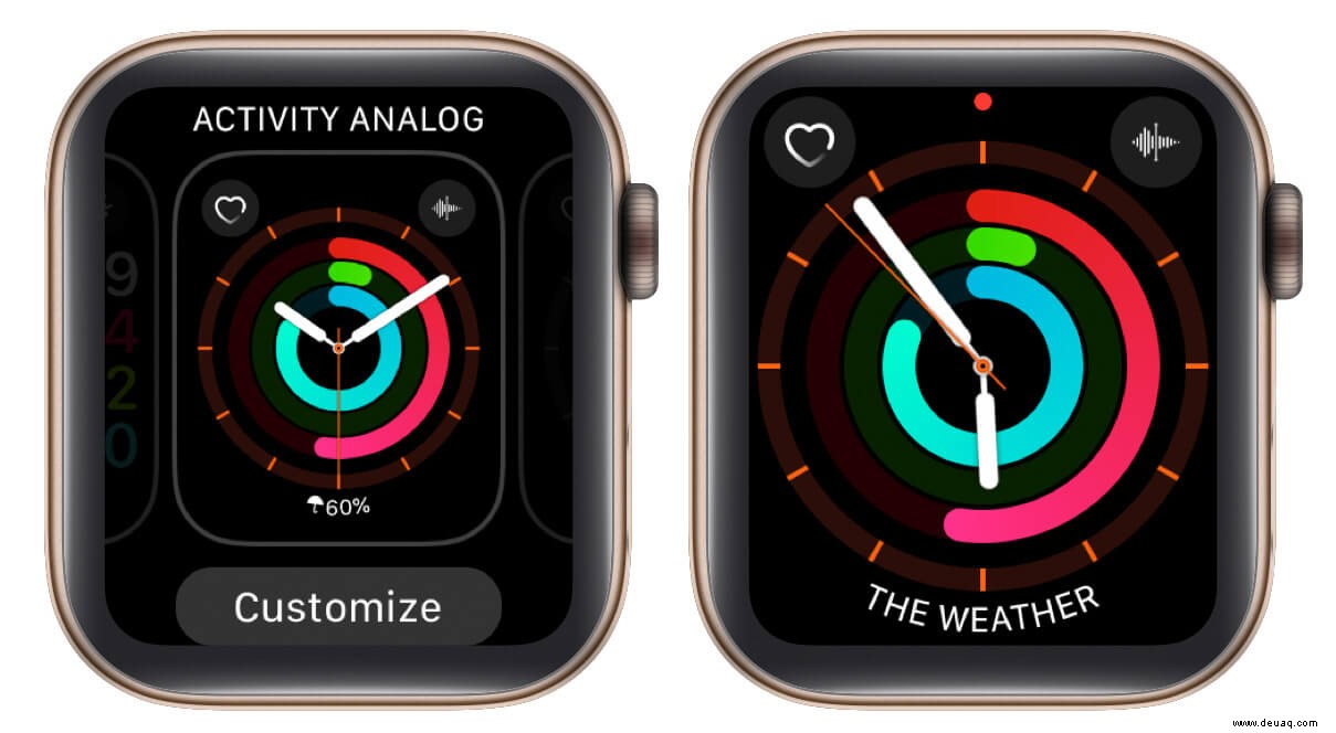 So passen Sie das Zifferblatt auf der Apple Watch an:Eine detaillierte Anleitung 