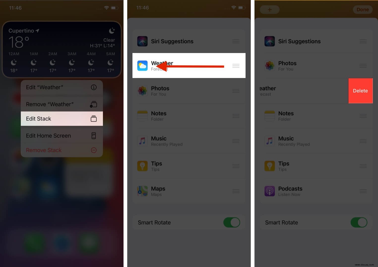 So fügen Sie Widgets zum iPhone-Startbildschirm in iOS 15/14 hinzu 