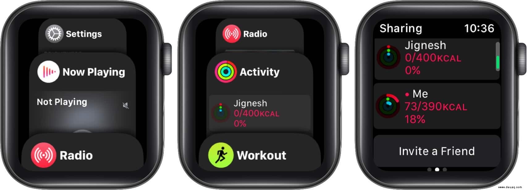 So verwenden Sie das Dock auf Ihrer Apple Watch in watchOS 7 