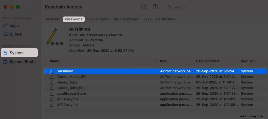 So finden Sie das WLAN-Passwort auf dem Mac (2 einfache Möglichkeiten) 