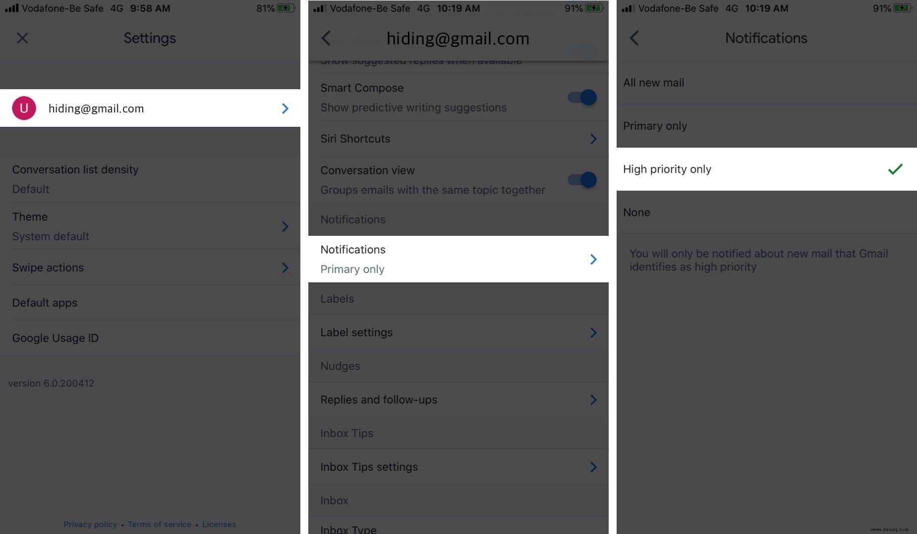 Tipps zur Verwendung der Google Mail-App wie ein Profi auf iPhone und iPad 